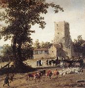 POST, Pieter Jansz Italianate Landscape with the Parting of Jacob and Laban zg Germany oil painting reproduction